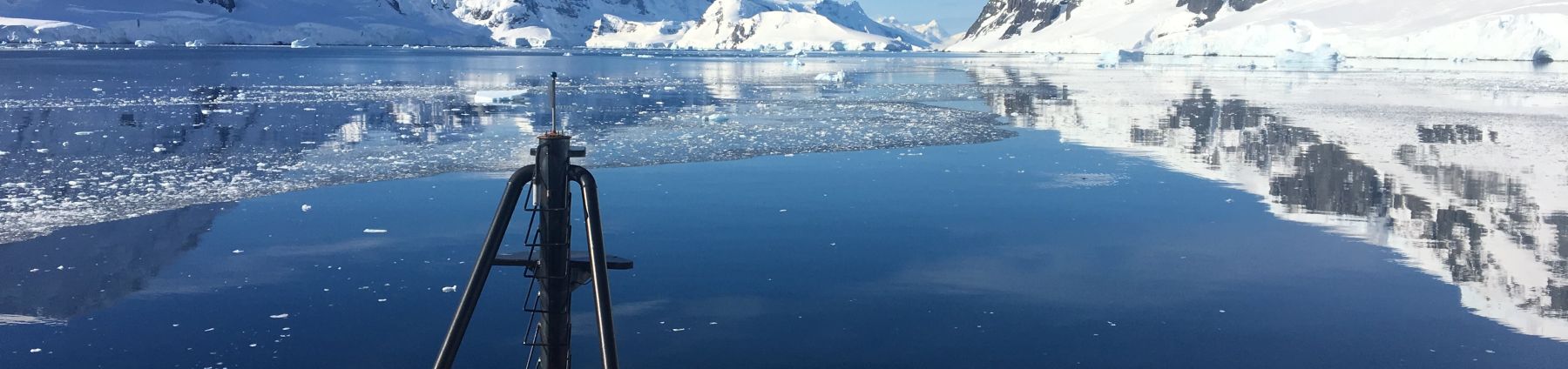 Boat in artic waters